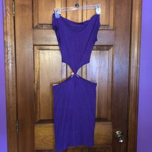 Cutout t-shirt dress